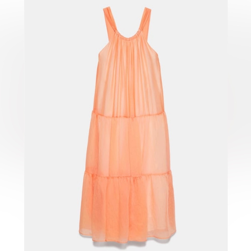 Zara Ruffled Maxi Dress